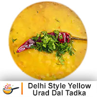 Delhi style yellow urad dal-